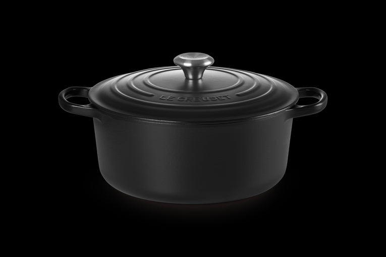 Cocotte Ronde En Fonte Emaillée 28cm Cerise