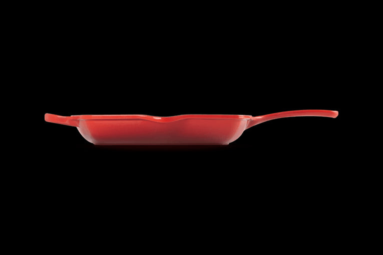 Skillet Carré En Fonte Emaillée 26cm Cerise