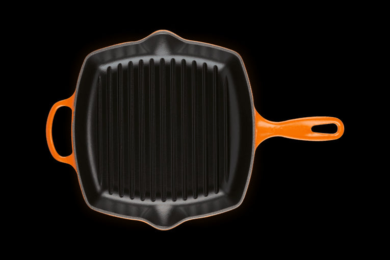 Skillet Carré En Fonte Emaillée 26cm Volcanique