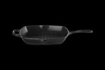 Skillet Carré En Fonte Emaillée 26cm Noir