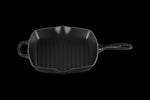 Skillet Carré En Fonte Emaillée 26cm Noir