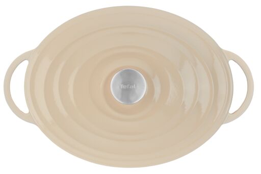 Faitout 34x26cm Fonte Lov Beige