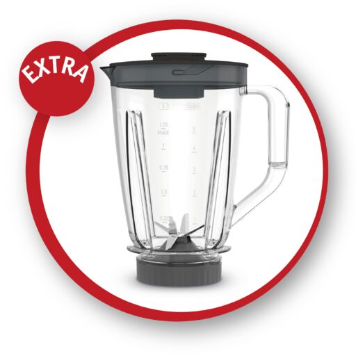 Blender 600W Avec Deuxième Bol Gratuit Noir