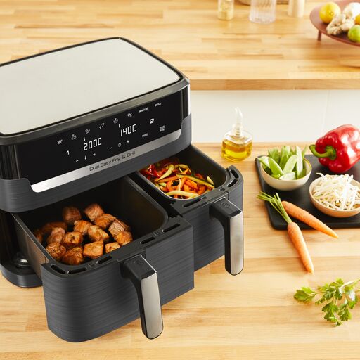 Friteuse sans huile Dual Easy Fry & Grill