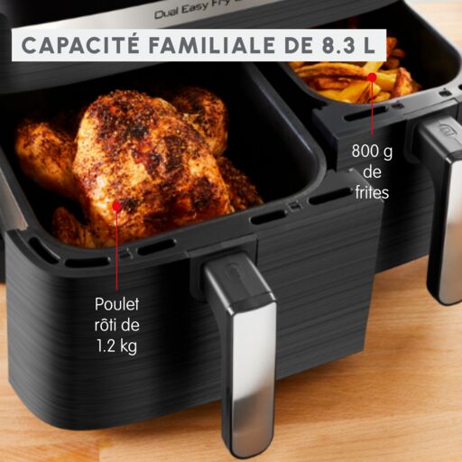 Friteuse sans huile Dual Easy Fry & Grill