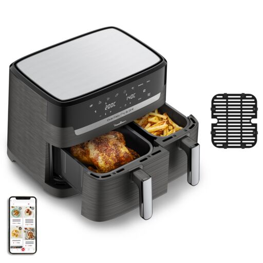 Friteuse sans huile Dual Easy Fry & Grill