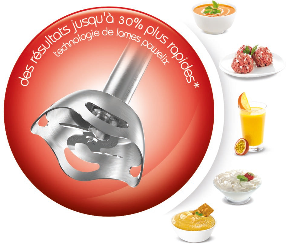 Mixeur Plongeant QuickChef 3en1 1000W