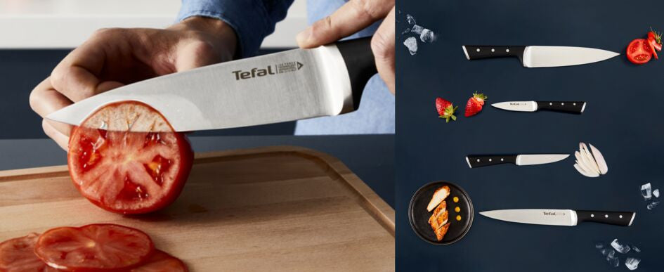 Set de 4 Couteaux Tefal Ice Force – Acier Inoxydable Haute Résistance