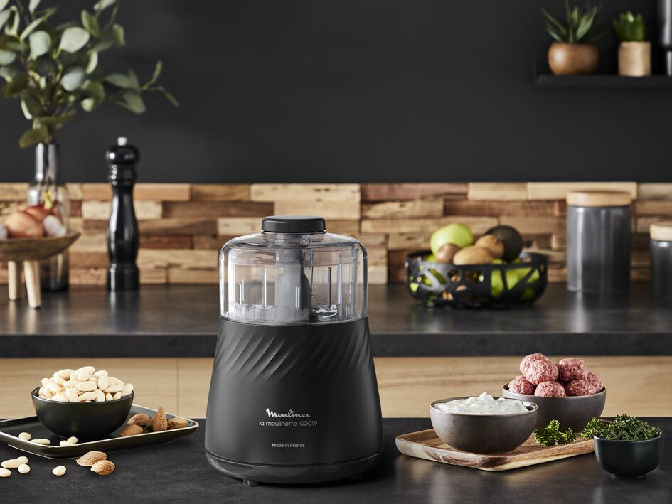 Moulinette Multifonction 1000W Noir + Bol Gratuit