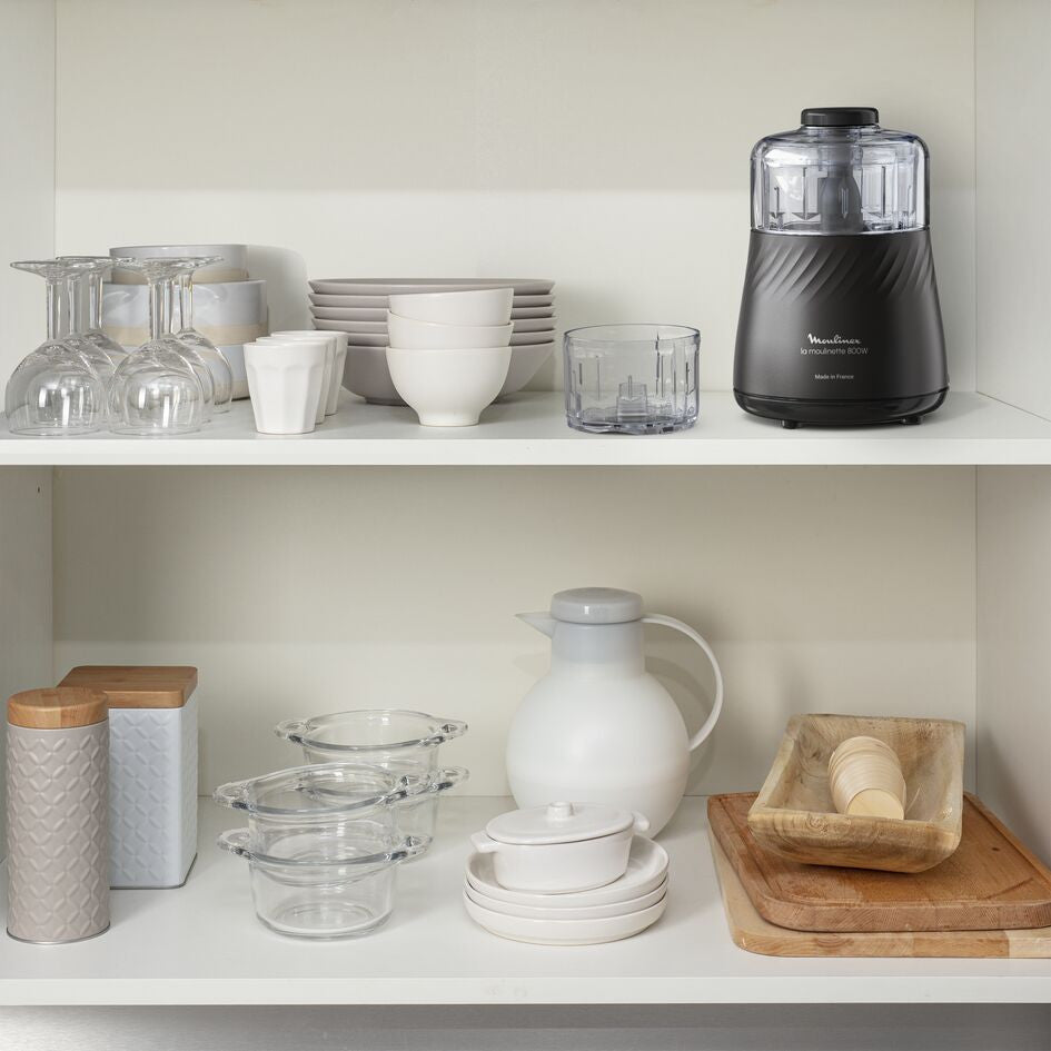 Moulinette Multifonction 1000W Noir + Bol Gratuit