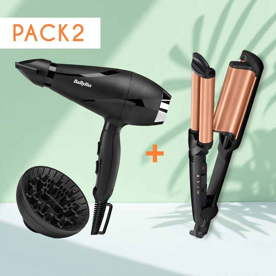 Pack Seche Cheveux + Boucleur Deep Waves
