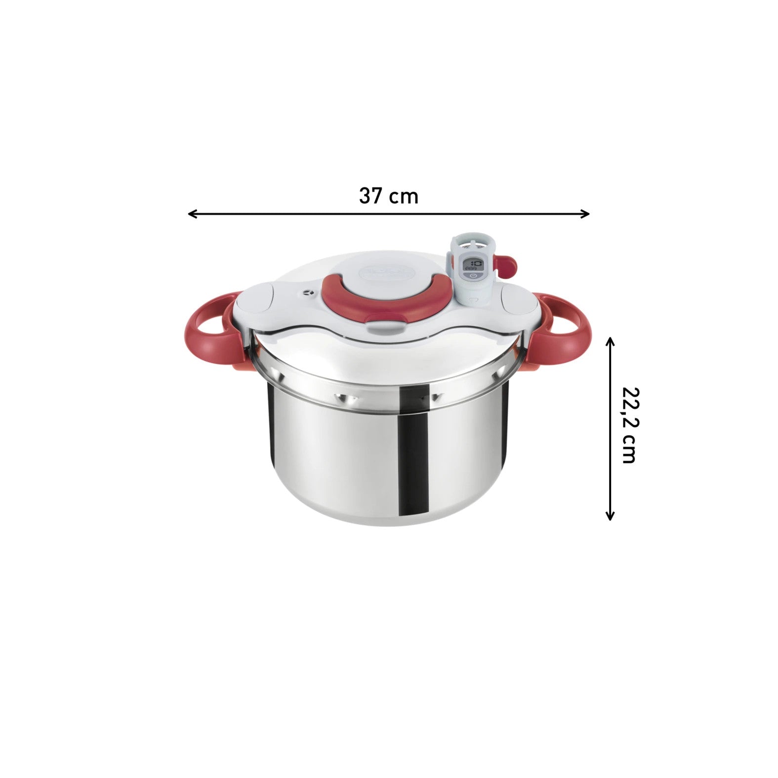 Cocotte Clipso Minute Easy 6L – Rouge & Blanc