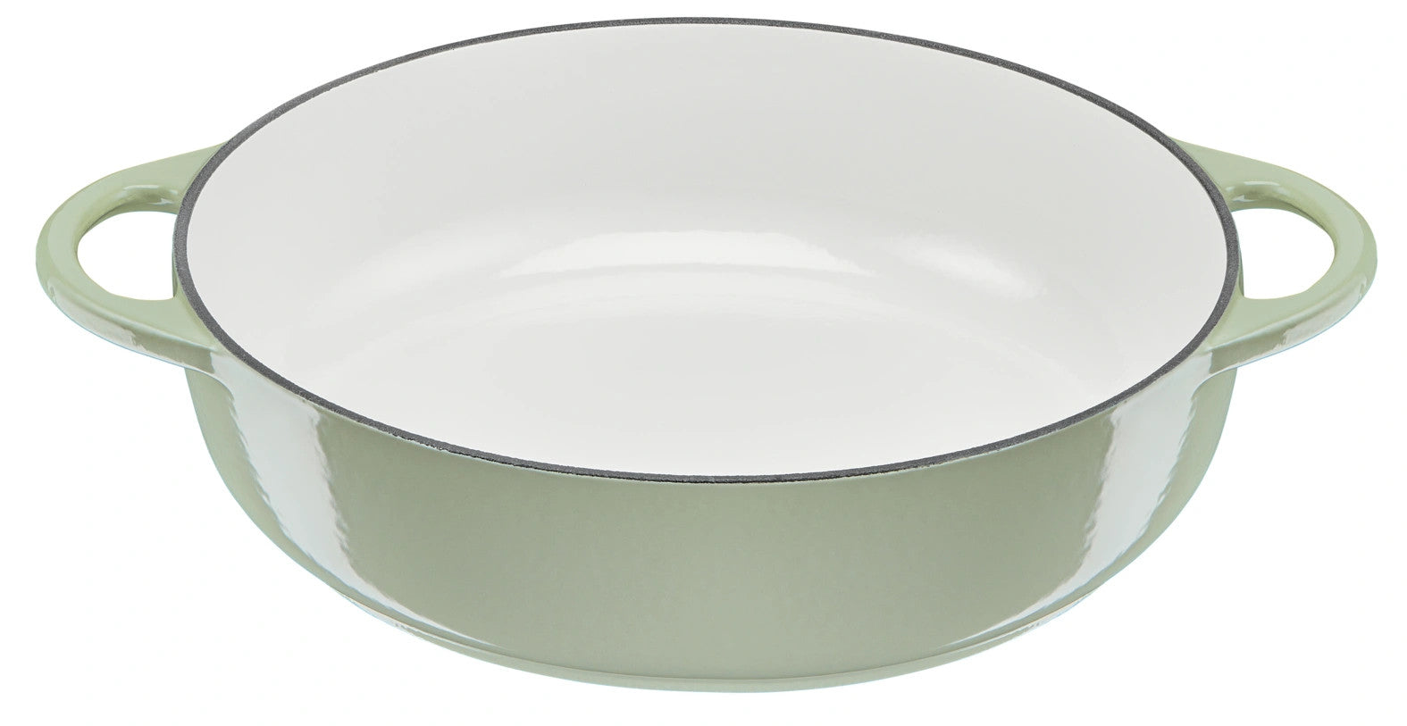 Faitout Peu Profond Fonte LOV Vert (28CM)