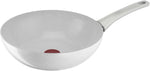 Wok 28cm Natural Chef Ceramique Blanc