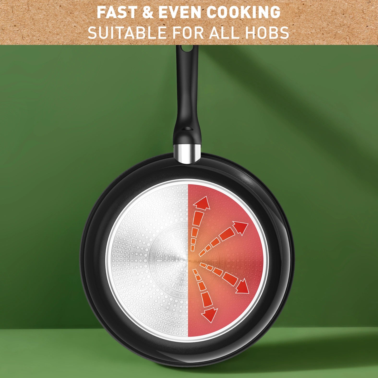 Renew Black Poêle 28cm Céramique Noir