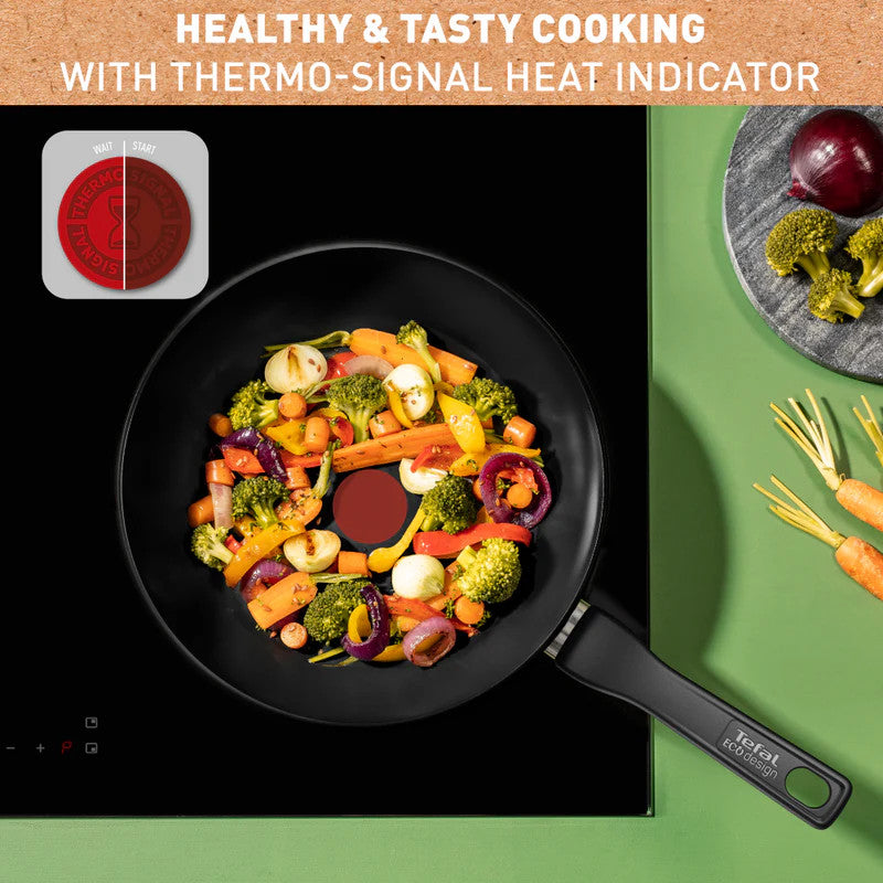 Renew Black Wok 28cm Céramique Noir