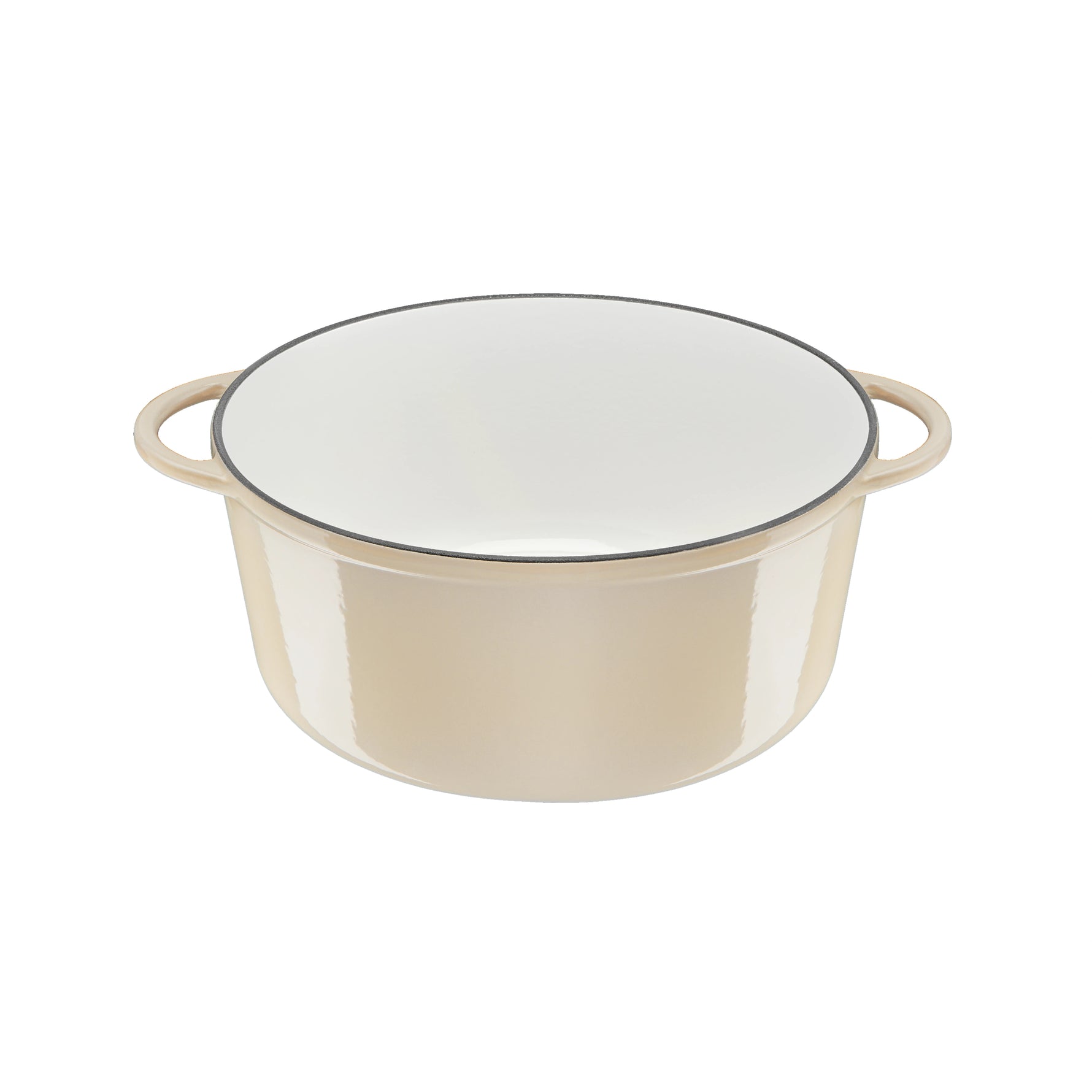 Faitout  Fonte Lov Beige 29cm