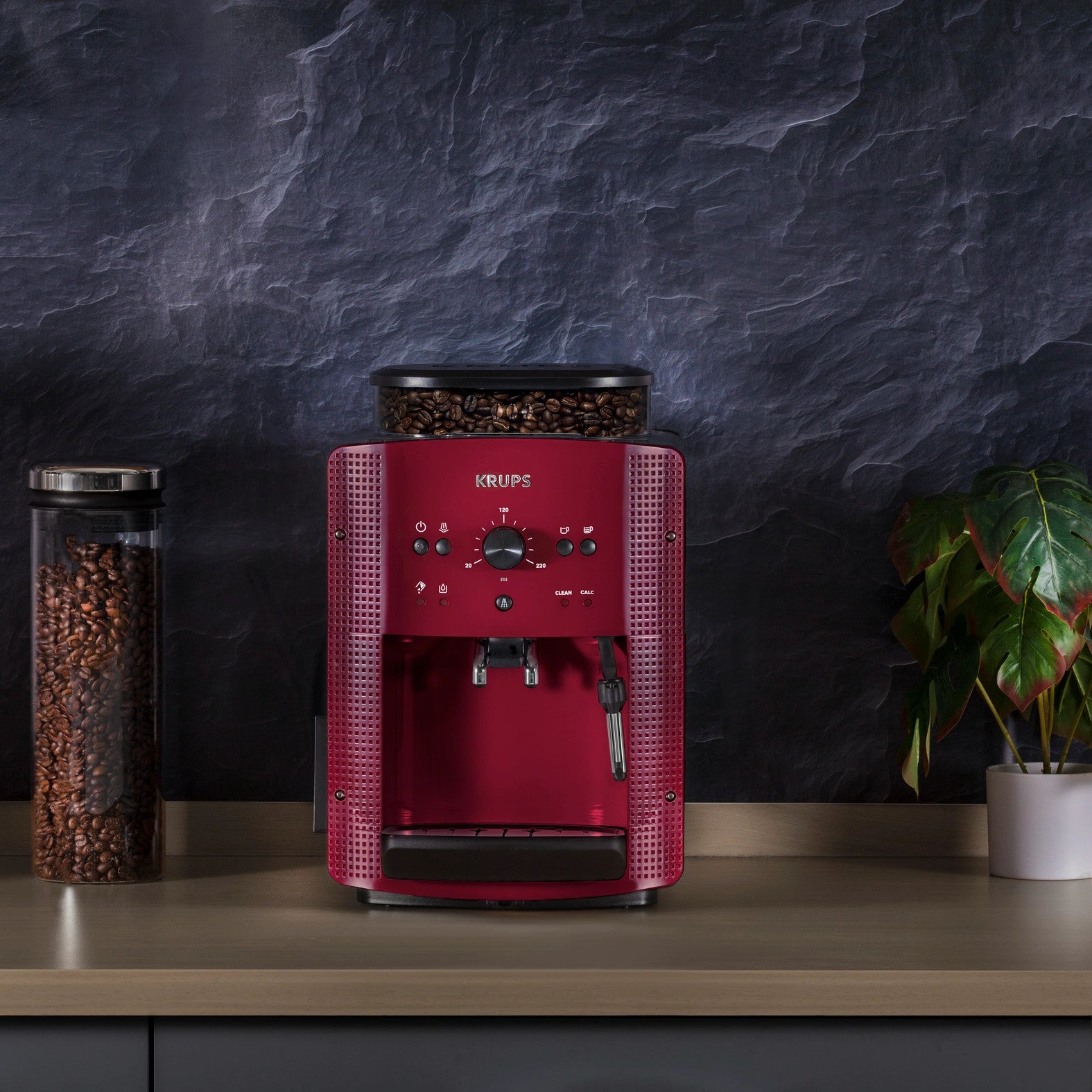 Essential Rouge – Machine à Café Expresso Automatique