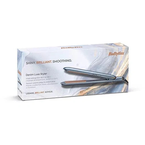 Lisseur 25mm Denim Luxe – Bleu