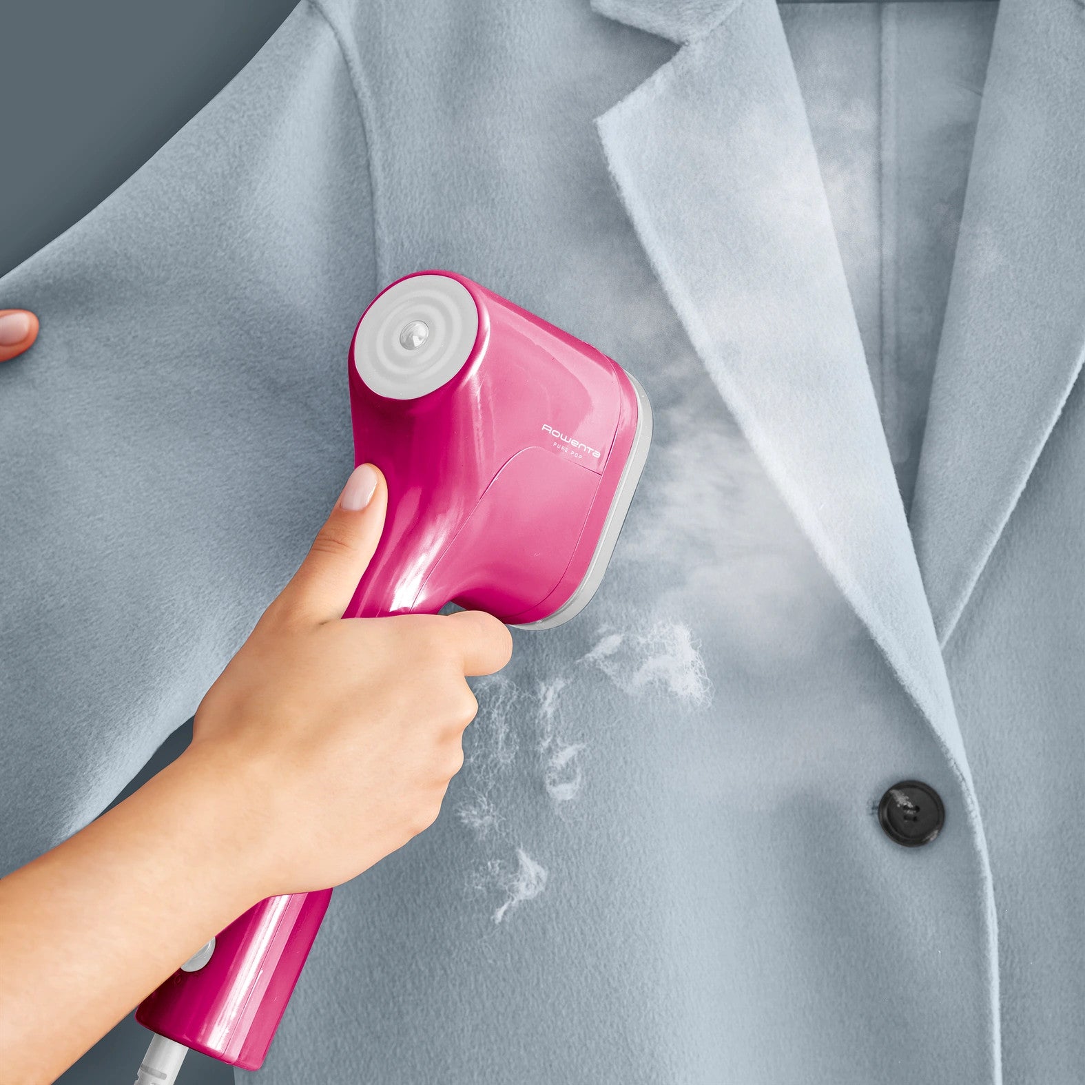 Défroisseur Vapeur à Main Rowenta Pure Pop Slim Rose - 1300W