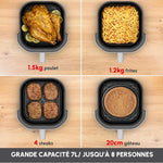 Friteuse Sans Huile Moulinex Easy Fry Infrared 7L