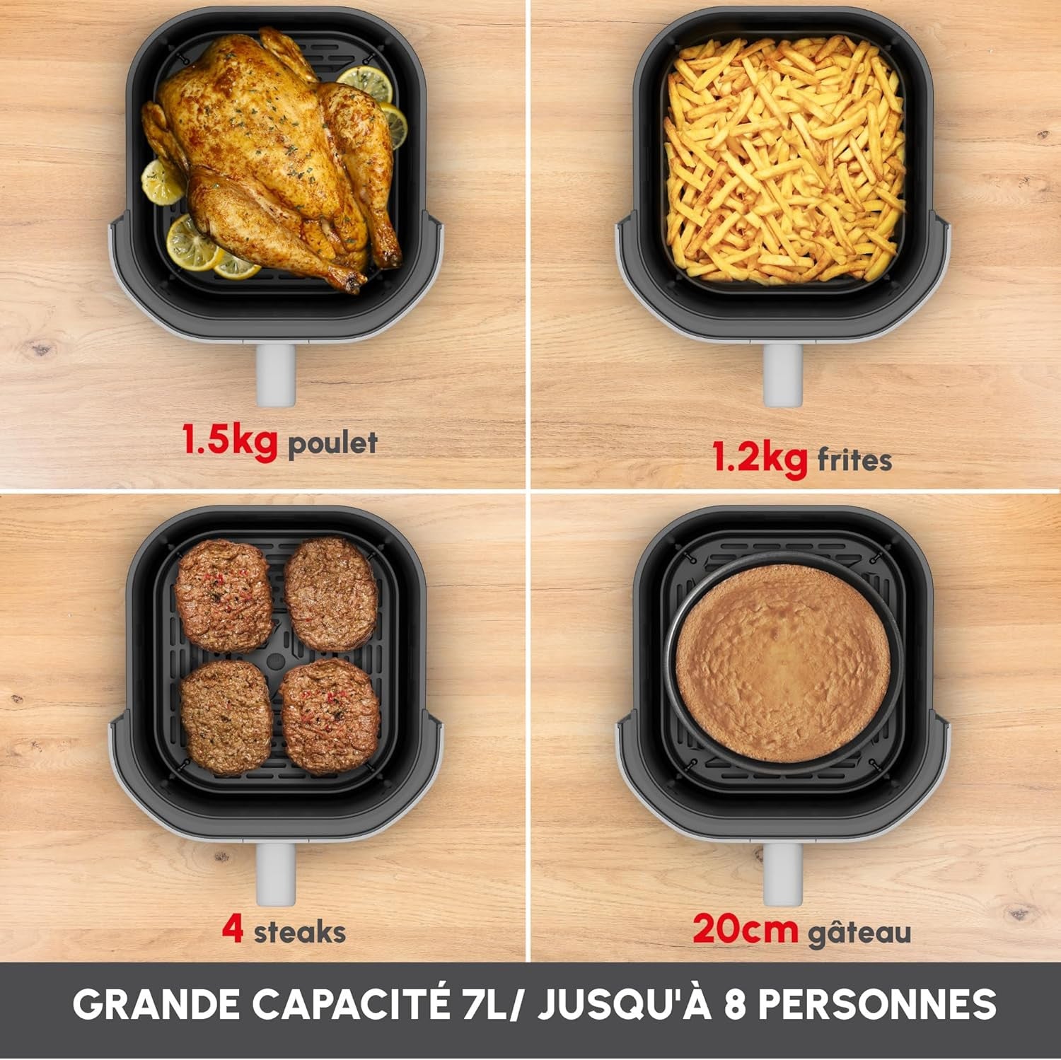 Friteuse Sans Huile Moulinex Easy Fry Infrared 7L