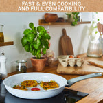 Poêle 20cmNatural Chef Ceramique Blanc