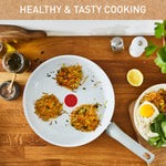 Poêle 20cmNatural Chef Ceramique Blanc