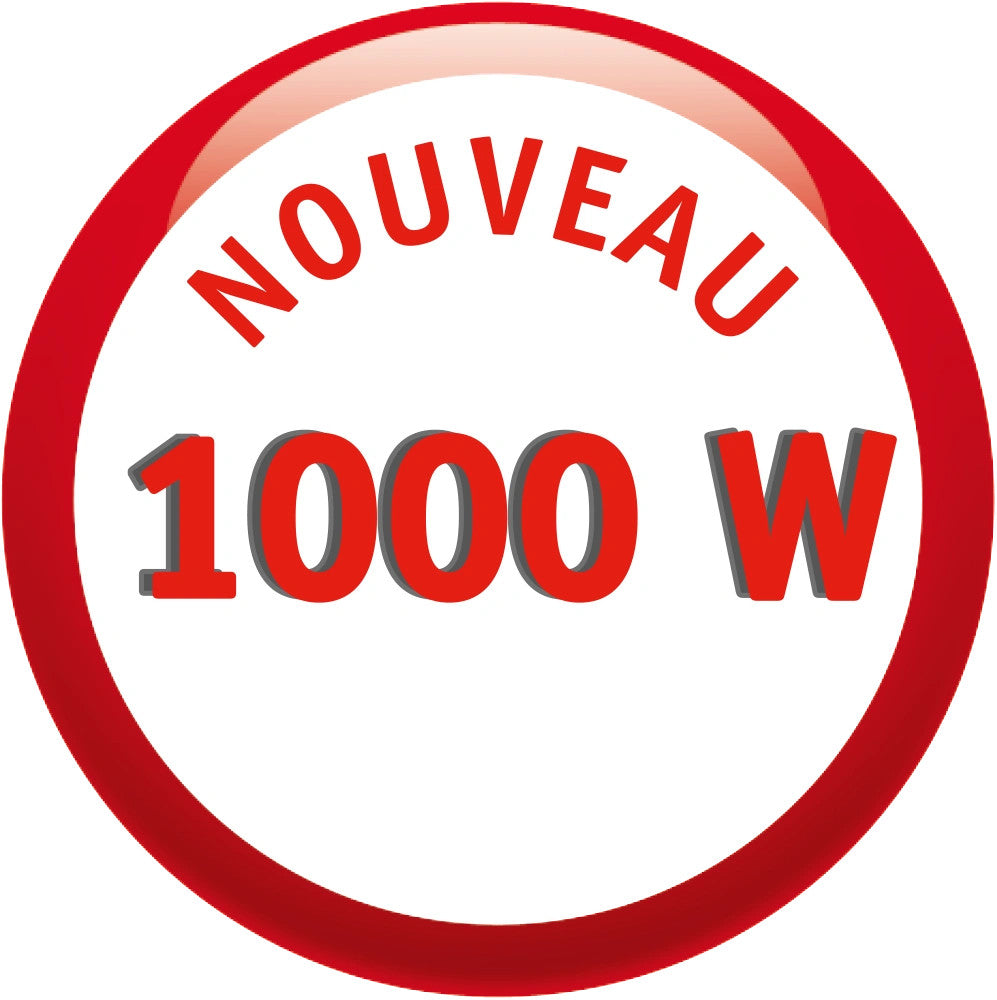 Moulinette Multifonction 1000W Avec Bol 1.5L Blanc