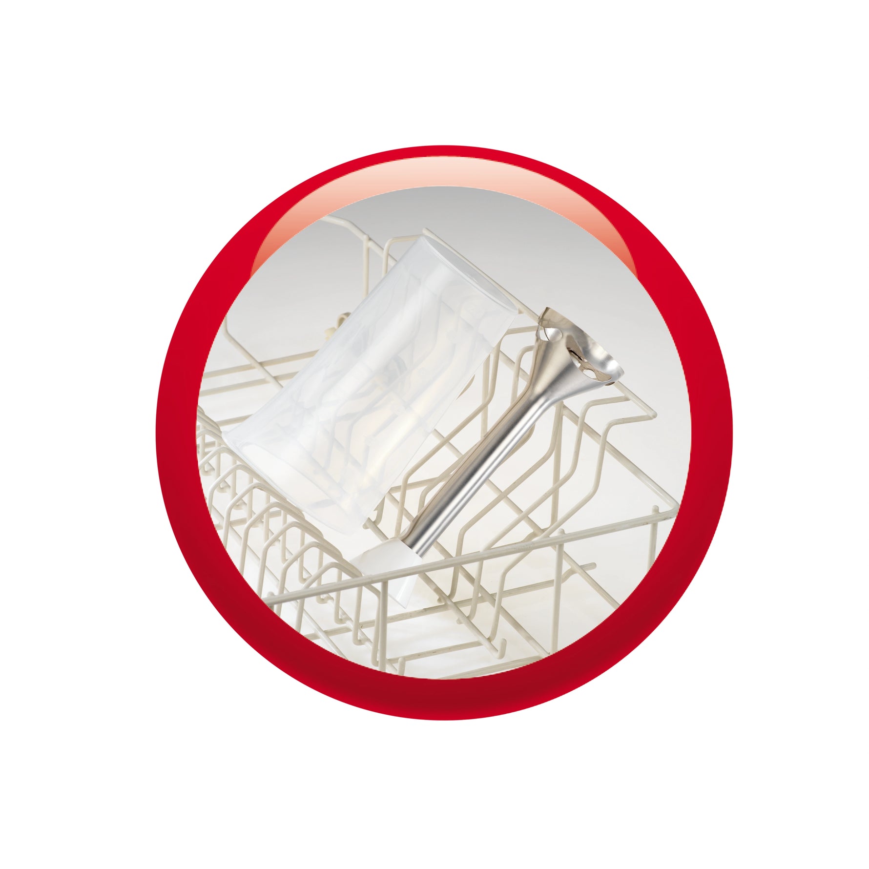 Mixeur Plongeant Turbomix 350W Blanc - Inox