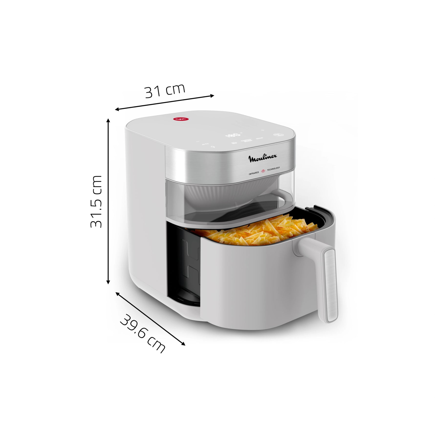 Friteuse Sans Huile Moulinex Easy Fry Infrared 7L