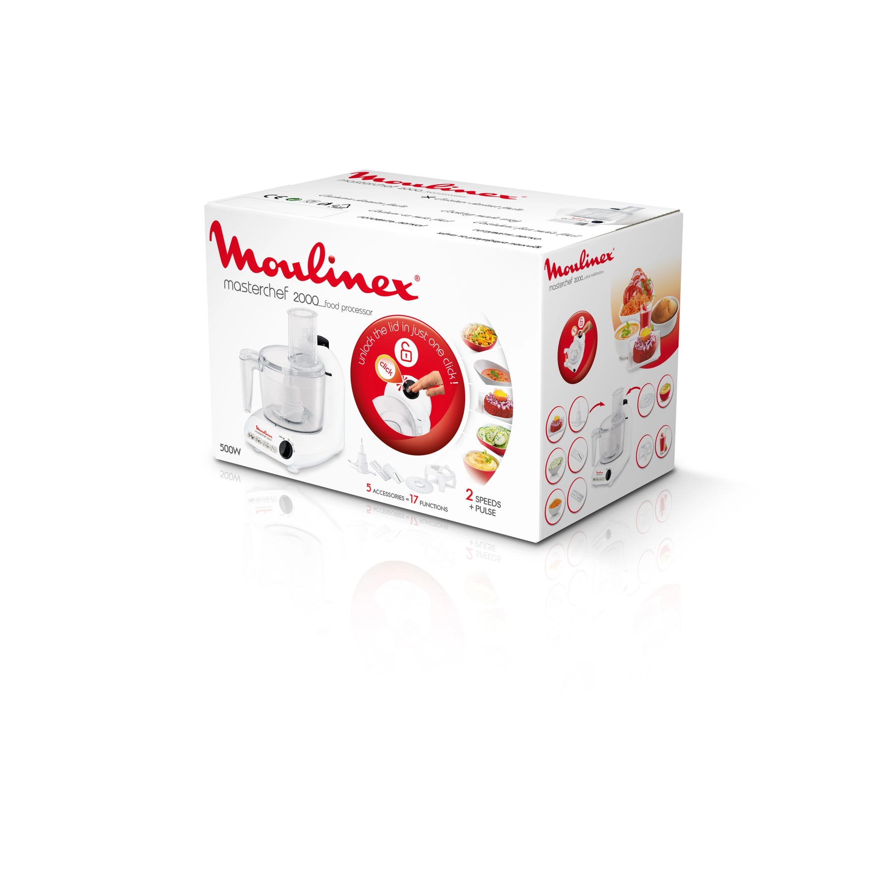 Robot Multifonction Master Chef 500W Blanc