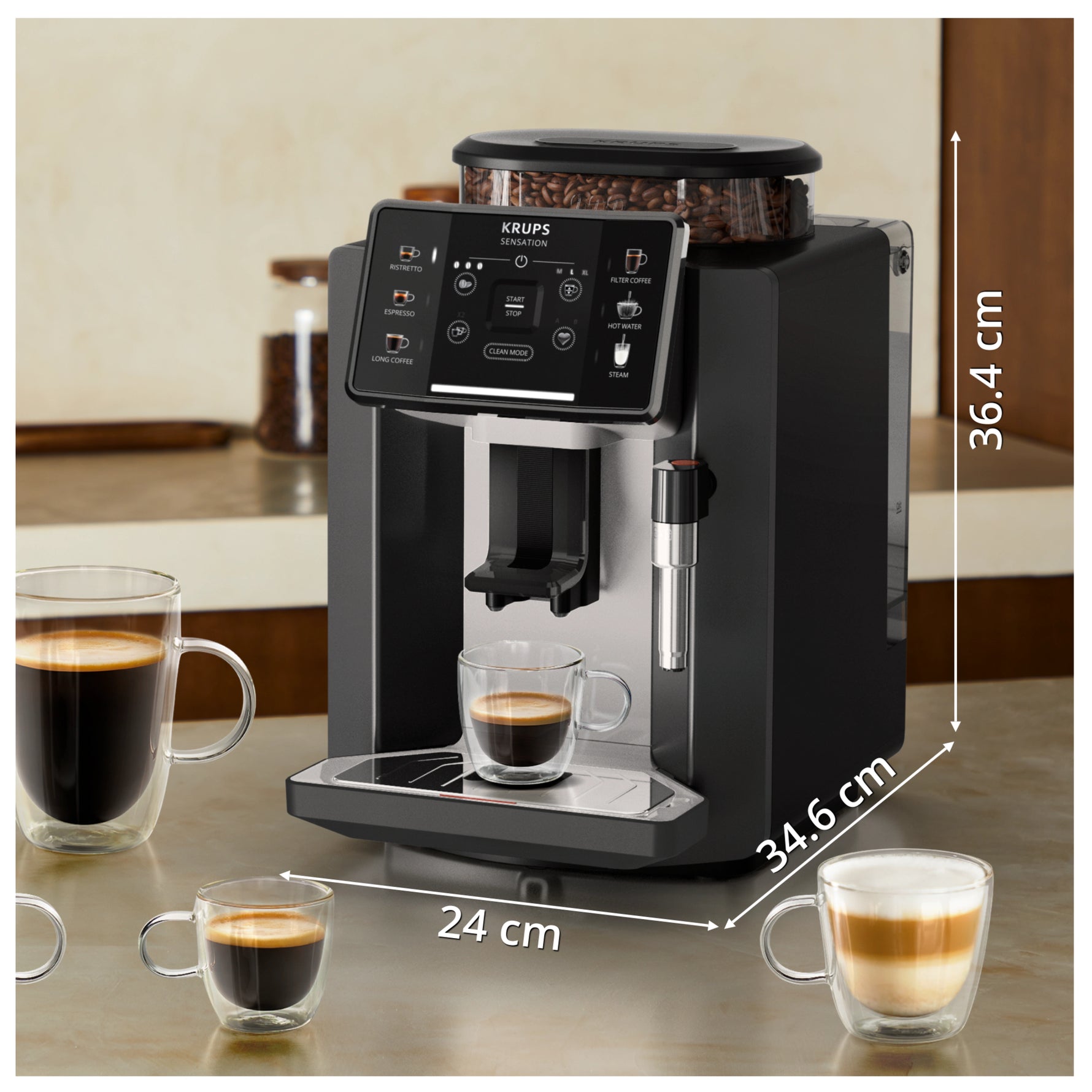 Sensation C50 Machine à Café à Grains