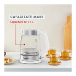 Bouilloire Électrique en Verre Transparent - (1.7L)