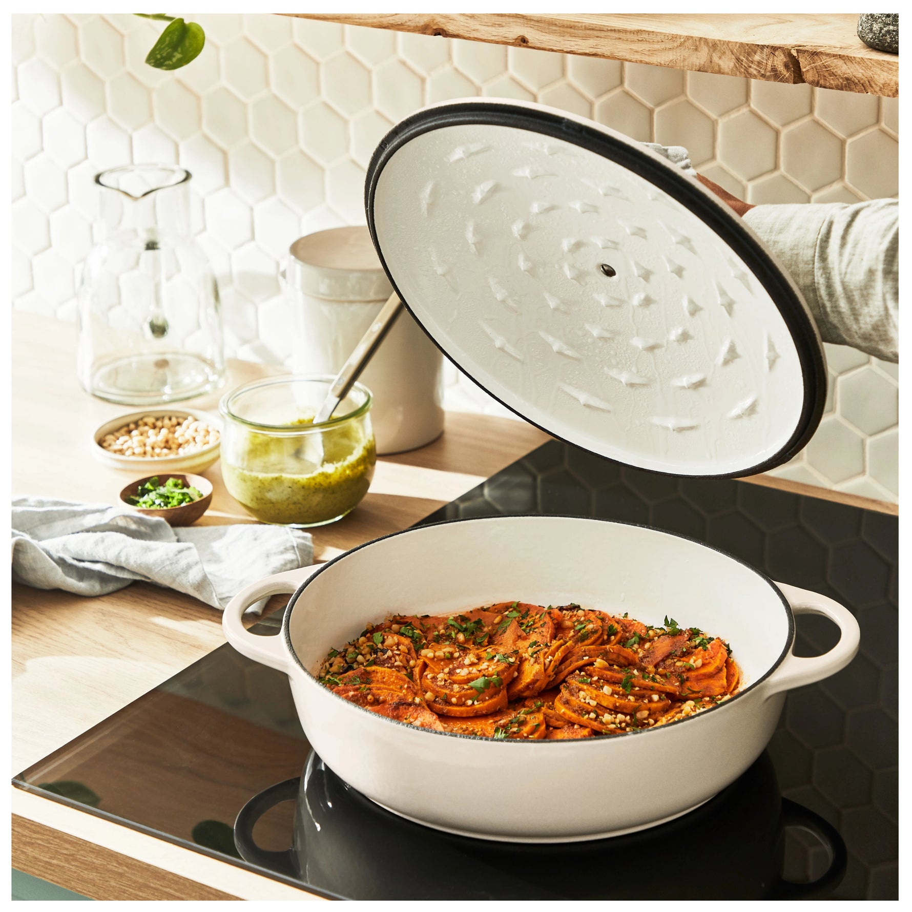 Faitout Cast Iron Lov Peu Profond 28cm