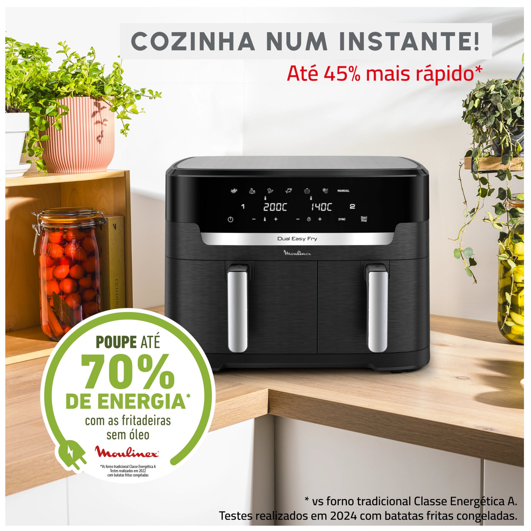 Friteuse Sans Huile Easy Fry Dual XXL 11L