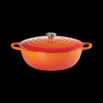 Marmite En Fonte Emaillée 32cm Volcanique