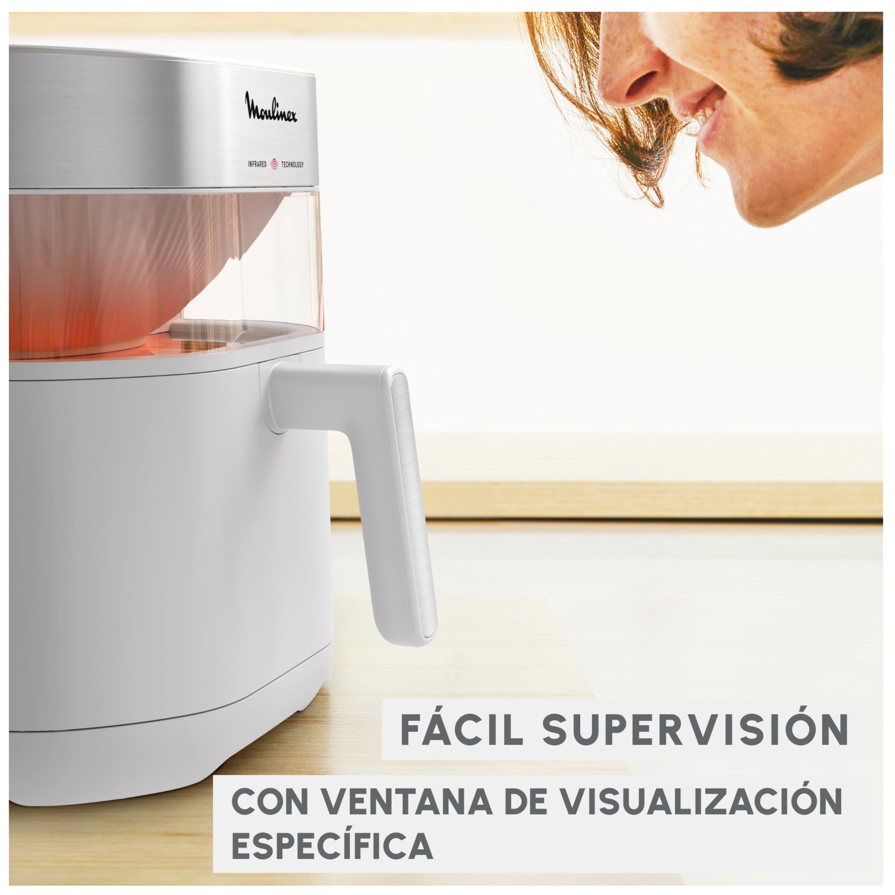 Friteuse Sans Huile Moulinex Easy Fry Infrared 7L